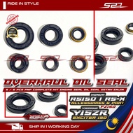 Overhaul Oil Seal Set RS150 RS-X 150 Y15 FZ150 PNP Complete kit Engine Seal Oil Seal Getah Enjin Pre