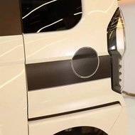 For Honda N-BOX JF3 JF4 2017 2018 2019 2020 2021 PVC Black/carbon fiber Car Gas Tank Cover Trim Stic