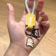 白爛貓蛇麼攏賀系列-緣來是你皮革鑰匙圈