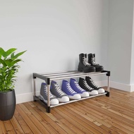 College student dormitory shoe rack bedroom mini double layer small shoe rack bedroom creative simple shoe cabinet