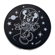 日本 Disney Store 直送 Sparkle Like Shimmering Stars 太空人系列 Minnie 米妮 LED 燈摺鏡 / 化妝鏡 / 隨身鏡 / Pocket Mirror，一面係普通鏡，另一面係 5 倍放大鏡