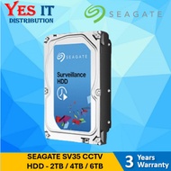 SEAGATE SV35 CCTV HDD - 2TB / 4 TB / 6TB