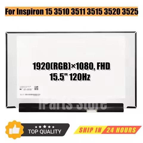 iParts Replacement New Display for Dell Vostro Inspiron 15 3520 3525 3530 3510 3511 3515 15.6 120Hz 