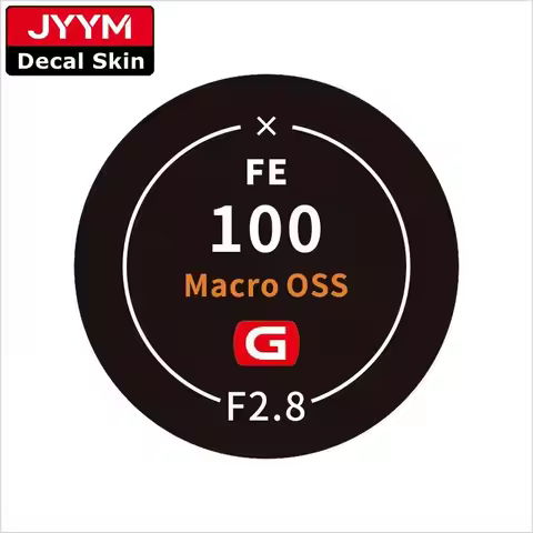 Lens Cap Sticker For Sony FE 100mm F/2.8 Macro GM Decal Skin Vinyl Wrap Film FE 100 2.8 F2.8 Macro G