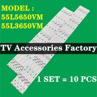 55L5650VM 55L3650VM TOSHIBA 55 INCH LED TV BACKLIGHT ( LAMPU TV ) 55L5650 55L5650V 55L3650