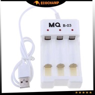 Super Fast Battery Charger for AA & AAA Battery MQ 3 Slots Rechargeable Batteries