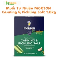 MORTON Natural Salt Canning and Pickling Salt Used to Make Pickles Pickles and Sour Cooking Spices 1