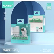 CHARGER HUOREI ADAPTER CS60 5V 1A + TYPE C CABLE