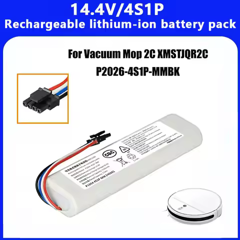 2026 14.4V 4000mAh Vacuum Mop 2C XMSTJQR2C/Xiaomi Trover Robot LDS Vacuum Mop Finder RLS3 Vacuum Cle