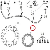 100% ORIGINAL WMOTO ES250i GEAR RING // P0135401730000 100% ORIGINAL WMOTO ES250i