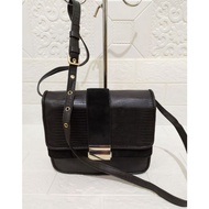 ZARA Sling Bag Prelove/Zara Sling Bag croco motif preelove