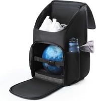 Bowling Ball Bag Backpack Single Ball Bag with Padded Holder and Shoe Compartment Up to Size 16 Gift