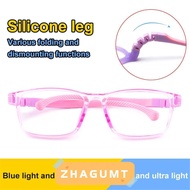 ZHAGUMT366HT Kids Glasses Children Boys Girls Computer Online Classes Silicone