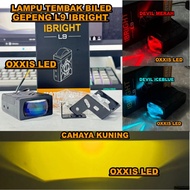 Lampu Tembak Biled L9 Gepeng Bluelens Cahaya Biled Devil Eyes IBRIGHT L9 Slim Waterproof''