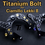 Titanium Bolt for Ciamillo Lekki 8 Upgrade Kit | Zero Gravity Road Brake Screw Upgrade Yes Ciamillo | Titanium Screw