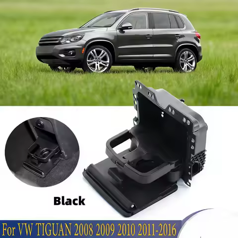For VW TIGUAN 2008-2016 Sharan 2011-2016 Golf PLUS 2012-2014 Central Console Rear Armrest Water Drin