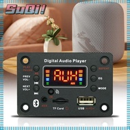 SUQI Car Radio Module, Music Receiver Wireless MP3 Player Decoder Board,  with Remote Control Bluetooth 5.0 USB TF FM Audio Decoder Auto
