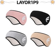 LAYOR1P9 Plush Sleep , Blackout Design Anti Noise Sleep  With Earmuffs,  Home Earmuffs Cotton Fabric