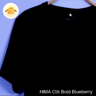 Kaos Hima Clik Bold 20 lenggan pendek Varian Blueberry, hrg per 1SLOP