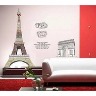 METH AY1930 CARTOON PARIS WALLSTICKER WALL STICKER 60X90 WALLSTICKER CLASSIC RETRO WALL STICKER ROOM