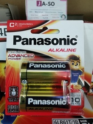 -ยกกล่อง - ถ่าน C-Panasonic LR14T/2B Alkaline Battery C (2 Piece) อัลคาไลน์ 12 ก้อน (6แพค)