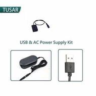 TUSAR USB + AC Dummy Battery Supply Kit For SONY NP-FW50 外接電源供應器 / 假電池