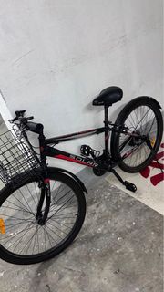 SOLAR 黑色單車 附有車籃