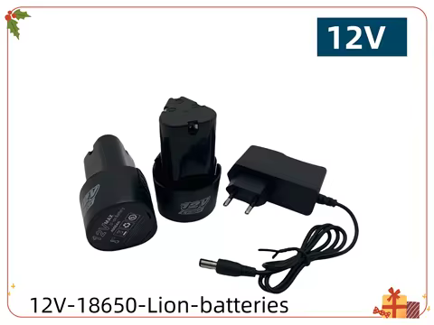 New12V Volt -4.0Ah Rechargeable Lithium Battery for Electric Screwdrivers, Drills and Micro Angle Gr