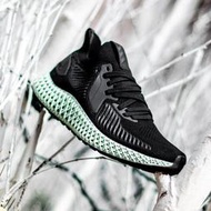 Adidas Alphaedge 4D 慢跑鞋 黑綠 EF3453