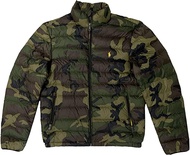 Ralph Lauren Polo Mens Camo Pony Logo Down Puffer Jacket