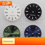 QX  28.5MM Watch Dial Blue Green Luminous Rolex Dial for ETA2824 8215 Mechanical Watch Upgrade Part