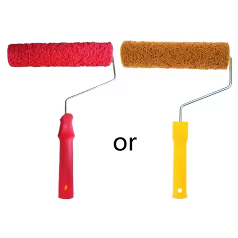 Texture Pattern Roller Brush Putty Roller for Applying Putty and Rolling Plaster G5AB