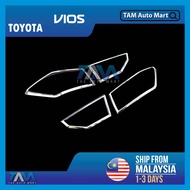 Toyota Vios AC100 2023-2025 Headlamp Taillamp Cover Chrome Matte Black Vios AC100 2023-2025 TAm Auto