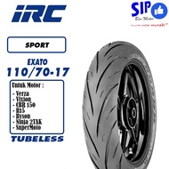Ban motor sport tubeless IRC Exato 110 70 ring 17 NR88