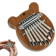 Wood Thumb Piano Wood Portable Thumb Piano Finger Kalimba Pocket Musical Piano For Beginners Solid W