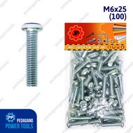 JP M 6 x 25 MM BOLT - JP 6x25 M6 x 25 BOLT SCREWS CONTENTS 100 PCS