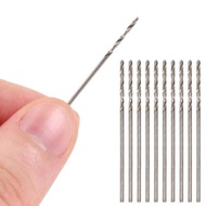 1.0Mm End Mill 10Pcs เอชเอสเอสบิทเจาะชุด Mini เกลียวตรง Shank ทนทาน