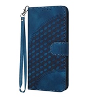 Flip Phone Case For Samsung Galaxy A51 A71 A31 A41 A11 A21S A30S A20E A50 A10 A20 A40 A70 3D Lattice Pattern Leather Case Cover