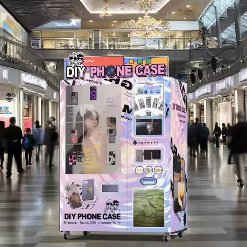 UV mobile phone case printer 3D mobile phone case printing vending machine shopping mall mobile phon