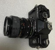 二手市面稀少復古日本制YASHICA FX-3 機械式單眼底片機+鏡頭35-70mm(功能未測當收藏/裝飾品)