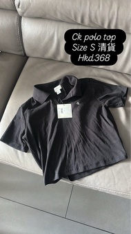 (全新有tag last one size S) Calvin Klein CK polo shirt woman’s top 上衣 衣服