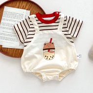 Newborn Toddler Baby Infant Boy Girl Romper Jumpsuit Short Sleeve Bodysuits Onesie