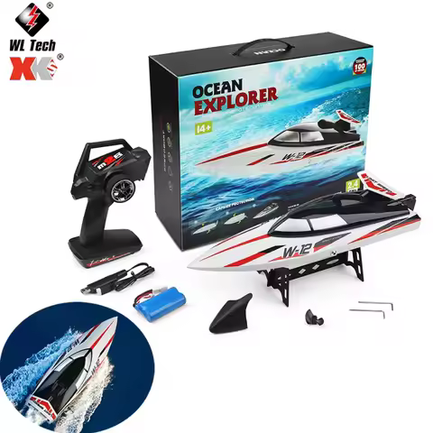 WLtoys WL912-A RC Boat Waterproof upgrade 35km/H High SpeedBoat 2.4GHz RechargeablE Remote Control S