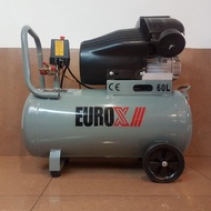 Eurox 3hp 60L 8bar V-Twin Air Compressor EAX-8060