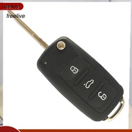 freelive|  Replacement 3 Buttons 434MHz Remote Flip Key Fob 5K0 837 202 AD for Volkswagen