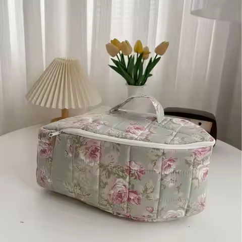 Quilted Padding Iron Storage Case Dust-proof Carry Handle Iron Protective Cover Portable with Zipper
