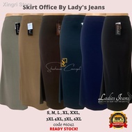 ▲✙(S - 6XL)SKIRT EXECUTIVE / SKIRT KNITTED G'LADY MUSLIMAH PLUS SIZE OFFICE G LADY'S/ BY LADIES JEAN