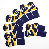 Golf Knitted iron cover golf Club Protective cover iron cover golf 9pcs/Set