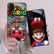 NA-89 Super Mario HD Softcase Glossy Glass for OPPO Reno 6Z 6 5 4 3 A91 F15