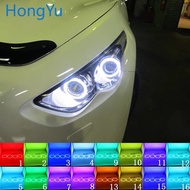 for Infiniti FX QX70 FX35 FX37 FX50 2009-2013 Accessories Multi-color RGB LED Angel Eyes  Ring Eye D